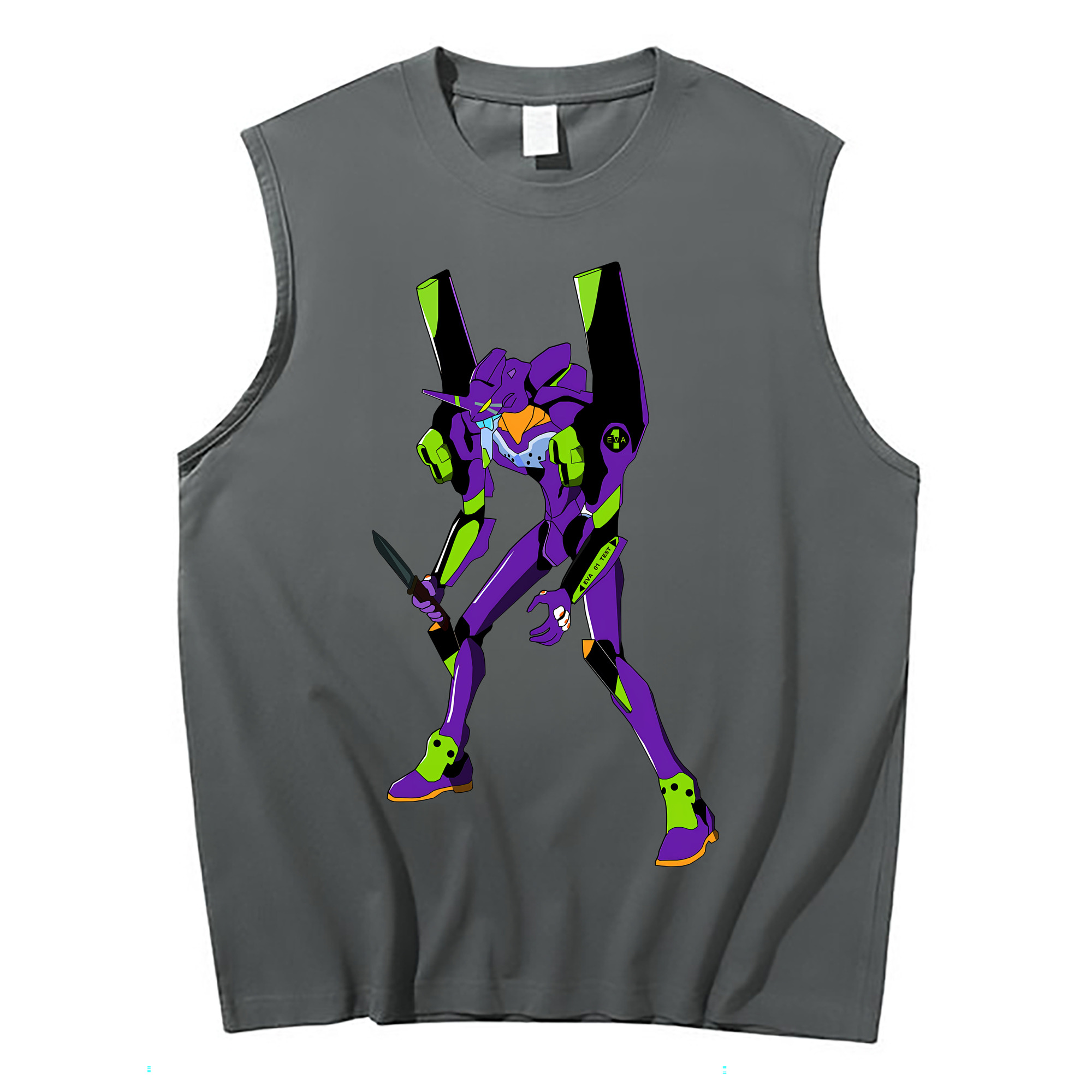 （画像用） EVA 新世紀エヴァンゲリオン コットン100％タンクトップ（フロントプリント）